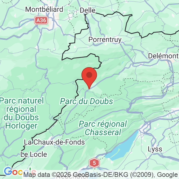 Prévisualisation de la carte