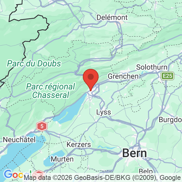 Prévisualisation de la carte