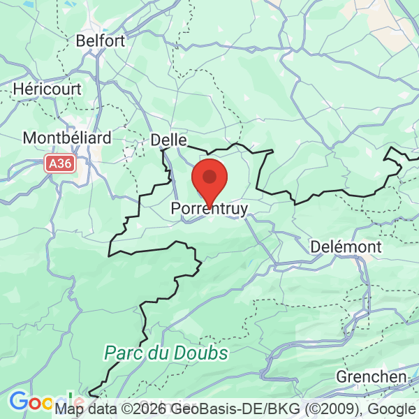 Prévisualisation de la carte