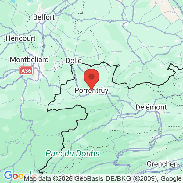 Prévisualisation de la carte
