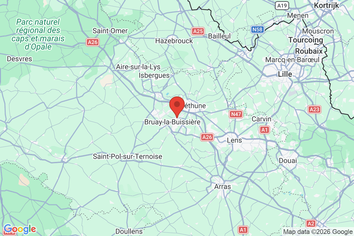 Prévisualisation de la carte