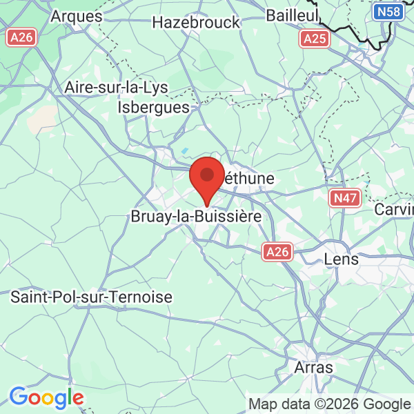 Prévisualisation de la carte
