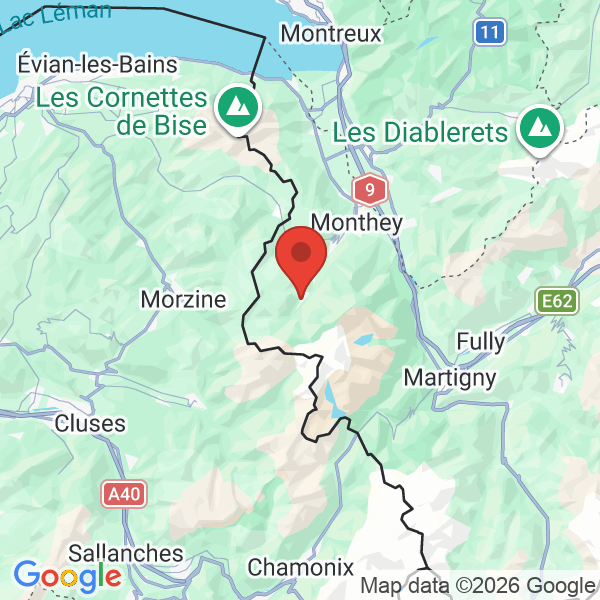 Prévisualisation de la carte