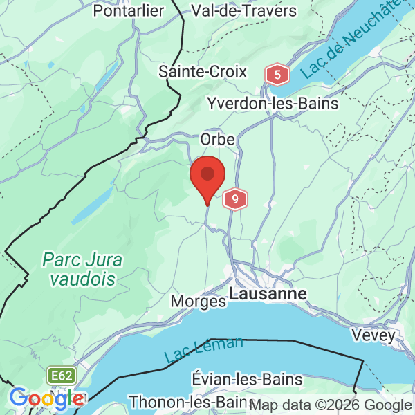 Prévisualisation de la carte