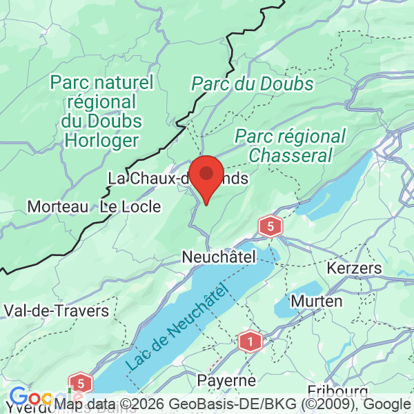Prévisualisation de la carte