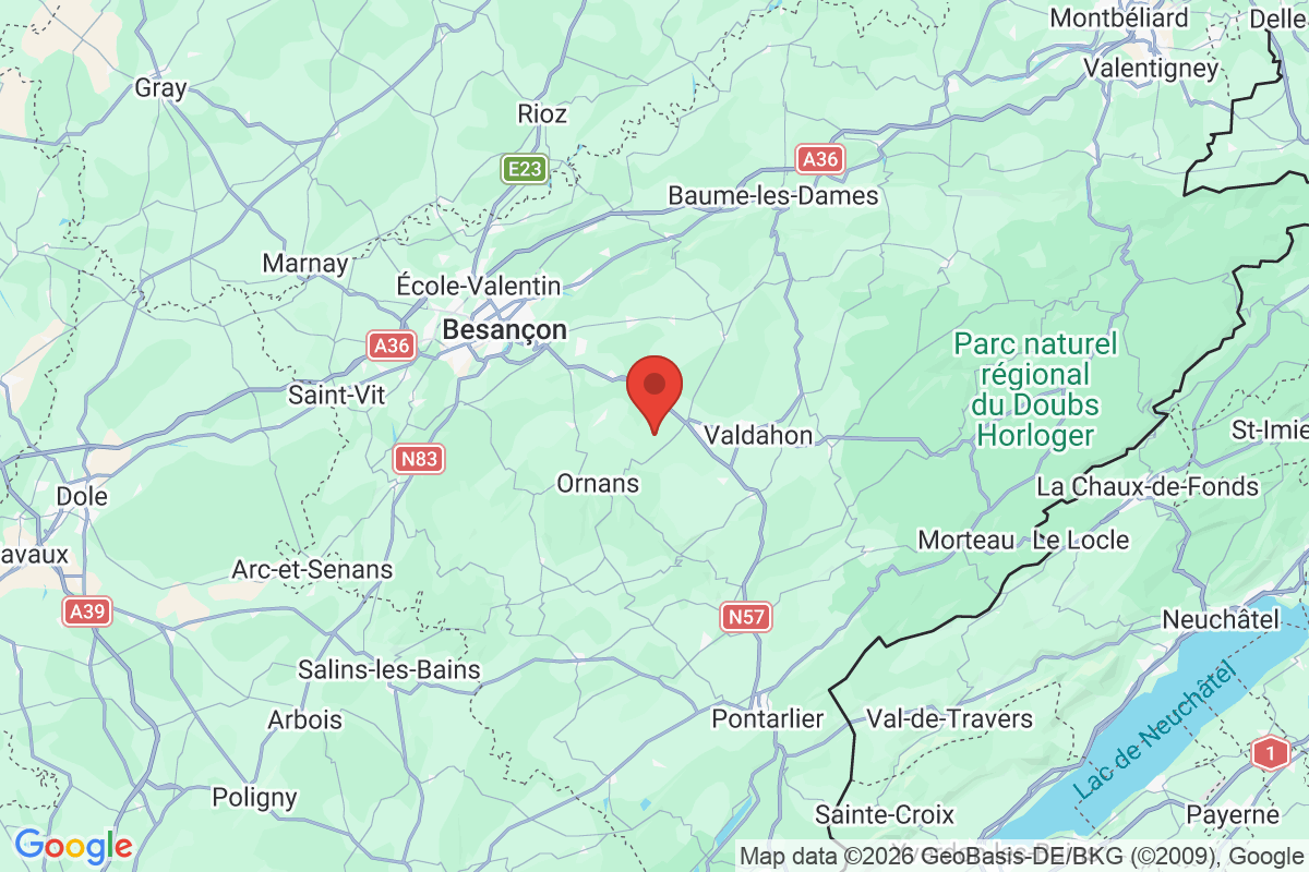 Prévisualisation de la carte
