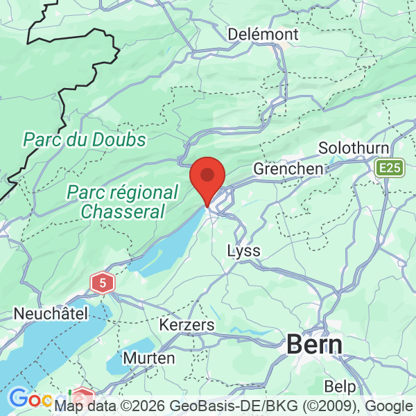 Prévisualisation de la carte