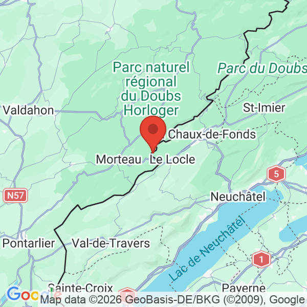 Prévisualisation de la carte