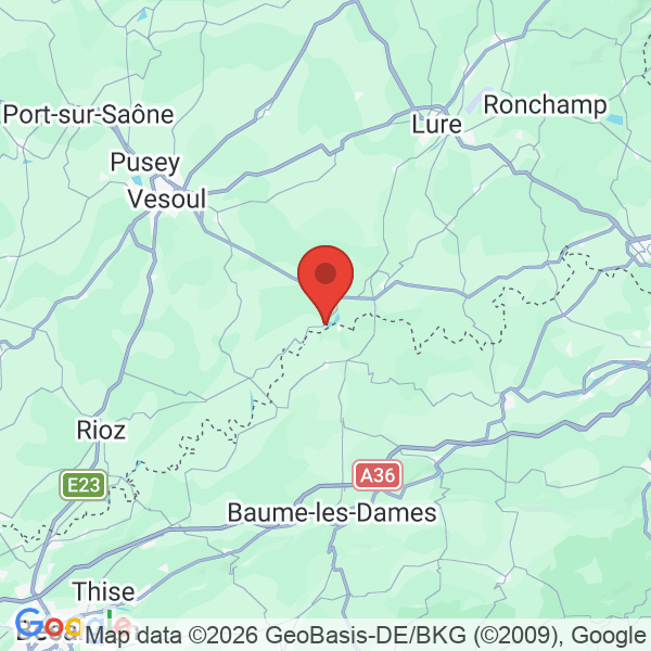 Prévisualisation de la carte