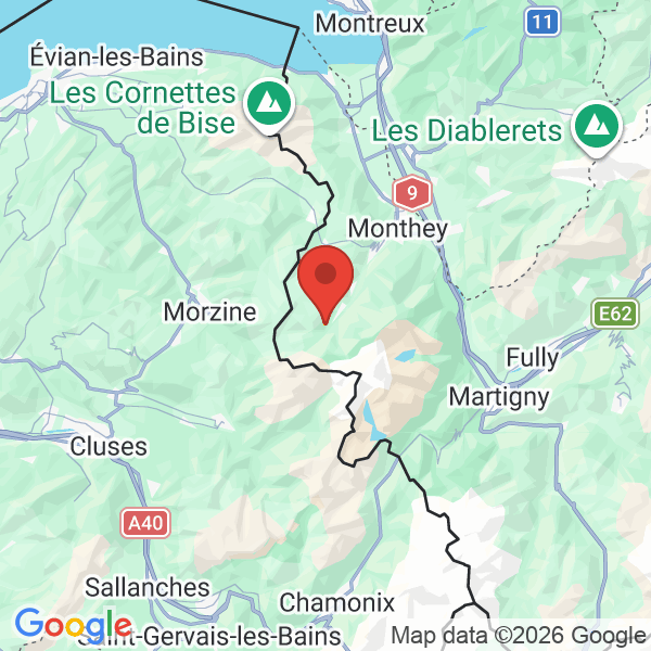 Prévisualisation de la carte