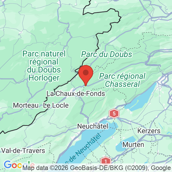 Prévisualisation de la carte