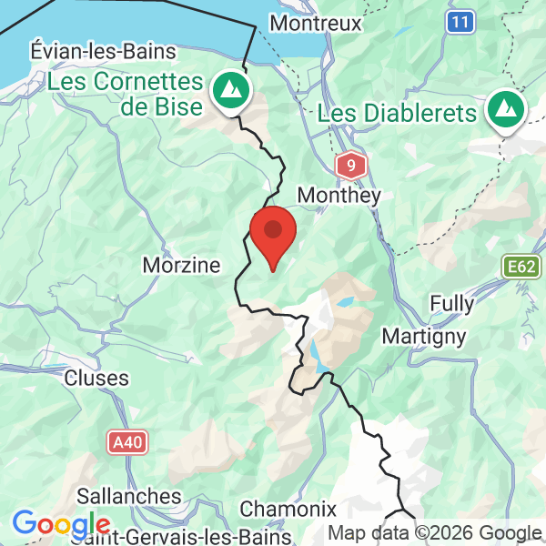Prévisualisation de la carte