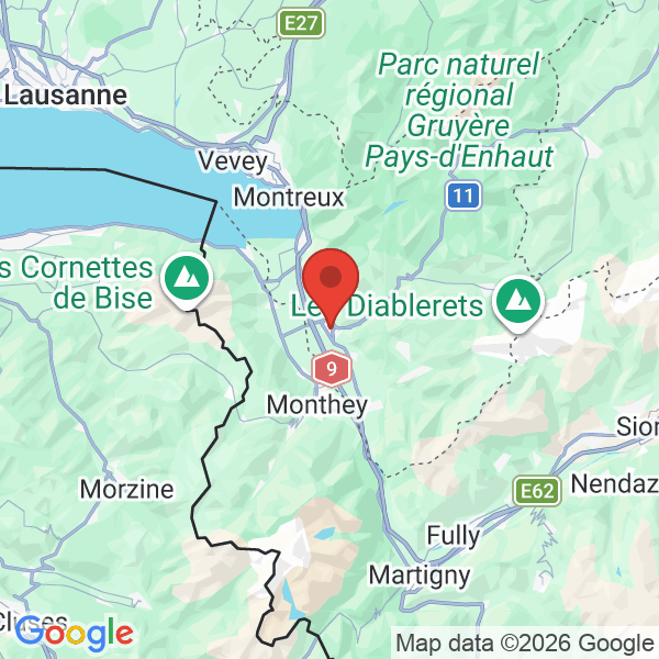 Prévisualisation de la carte