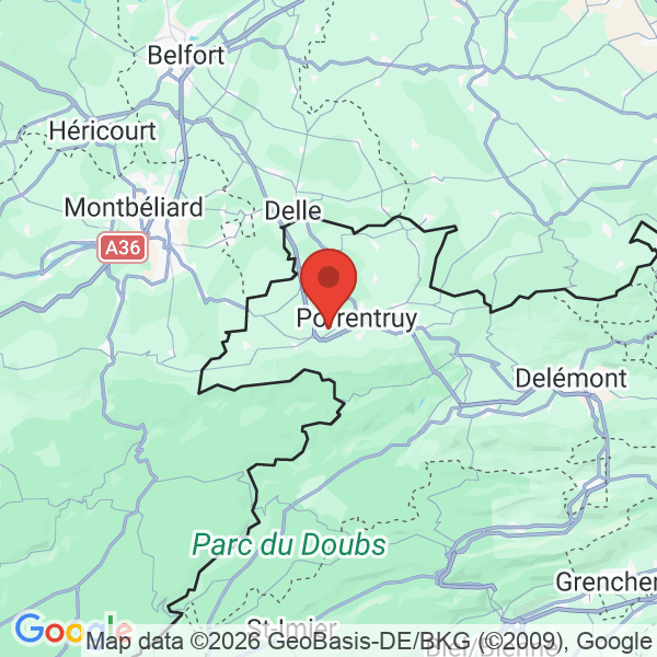 Prévisualisation de la carte