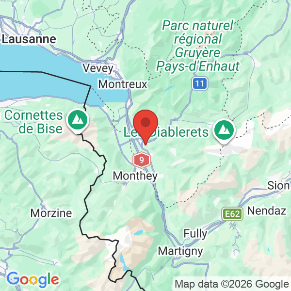 Prévisualisation de la carte