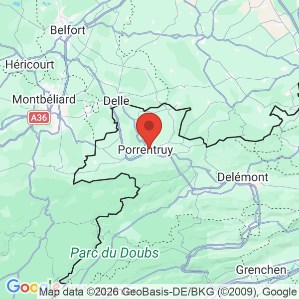 Prévisualisation de la carte