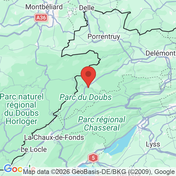 Prévisualisation de la carte