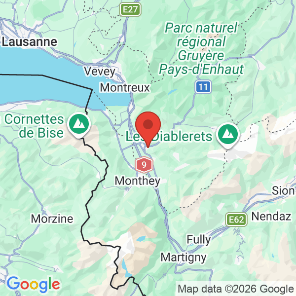 Prévisualisation de la carte