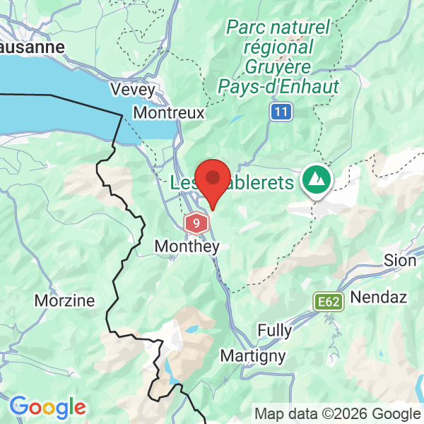 Prévisualisation de la carte