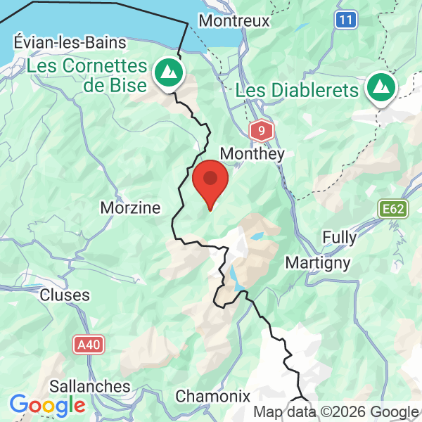 Prévisualisation de la carte