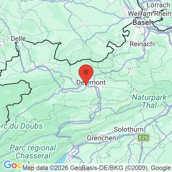 Prévisualisation de la carte