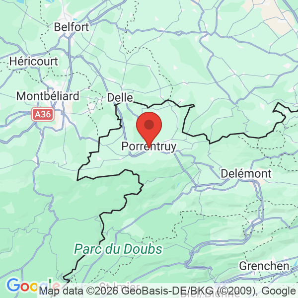 Prévisualisation de la carte