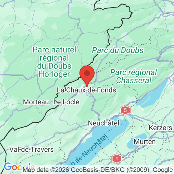 Prévisualisation de la carte