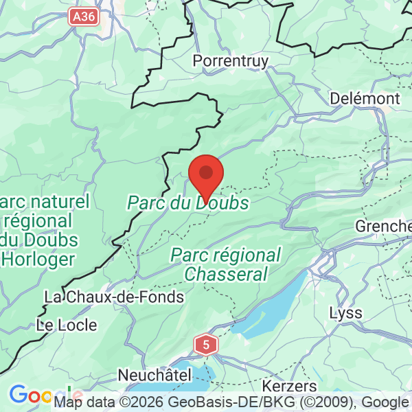 Prévisualisation de la carte