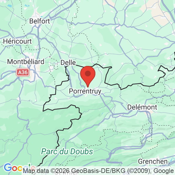 Prévisualisation de la carte
