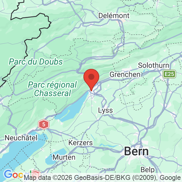 Prévisualisation de la carte