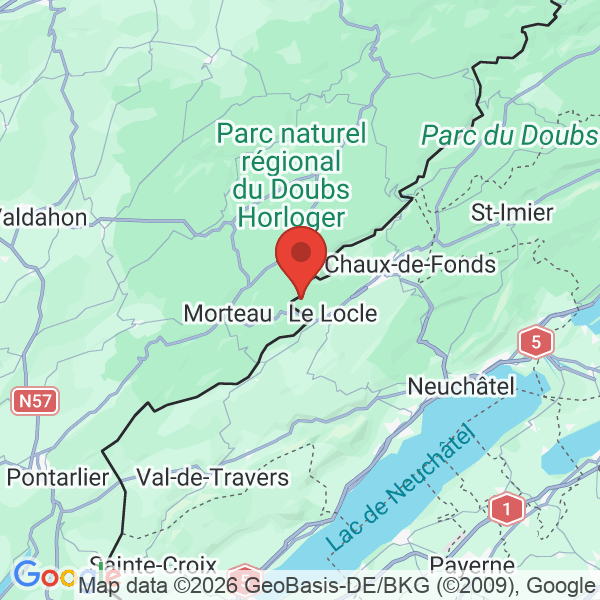 Prévisualisation de la carte