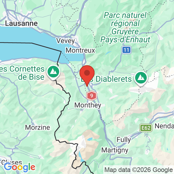 Prévisualisation de la carte