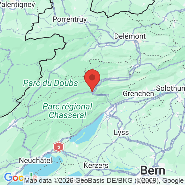 Prévisualisation de la carte