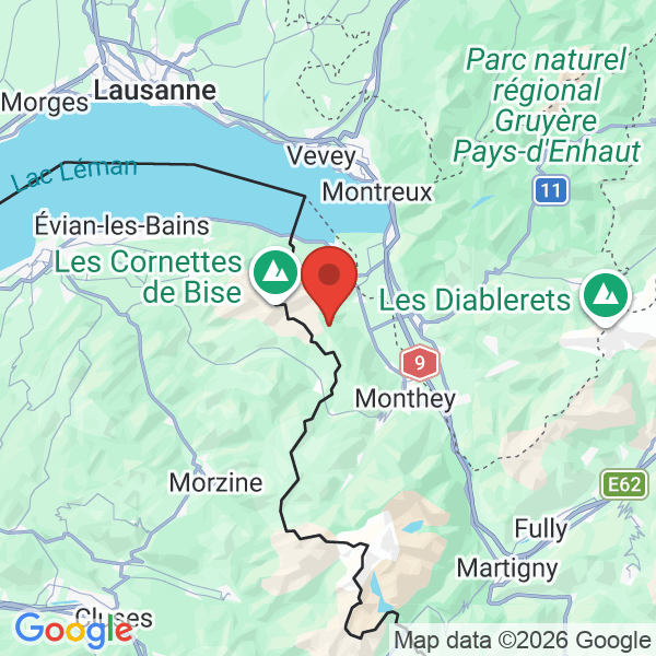 Prévisualisation de la carte