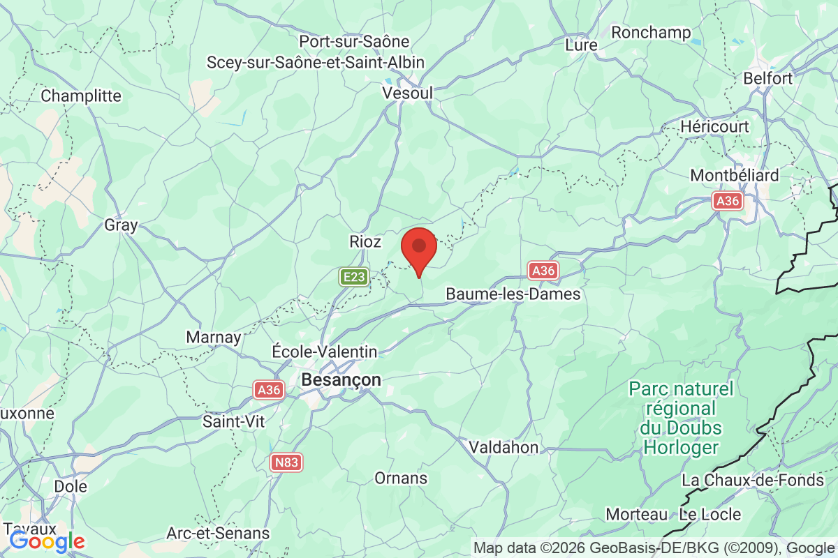 Prévisualisation de la carte