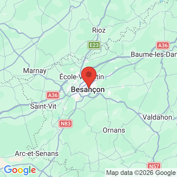 Prévisualisation de la carte
