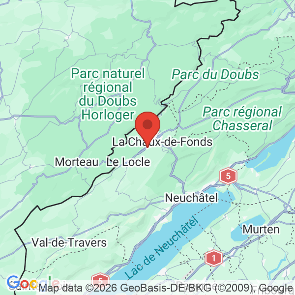 Prévisualisation de la carte