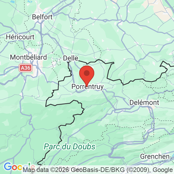 Prévisualisation de la carte
