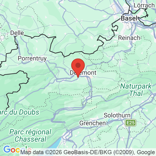 Prévisualisation de la carte