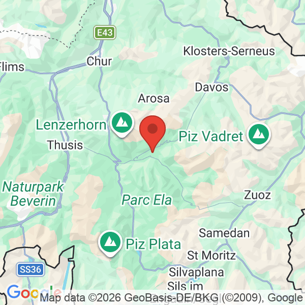 Prévisualisation de la carte