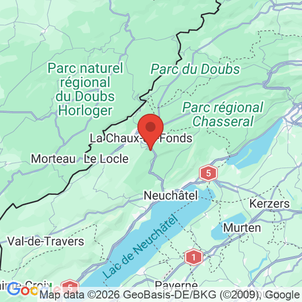 Prévisualisation de la carte