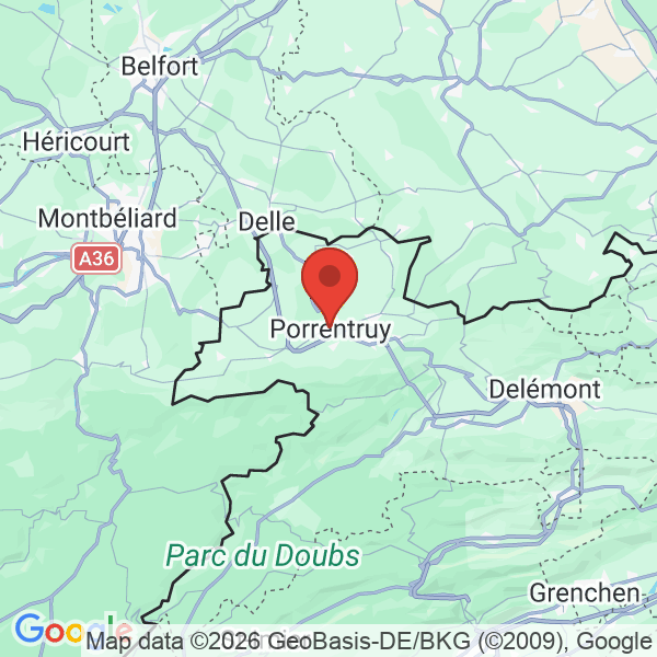 Prévisualisation de la carte