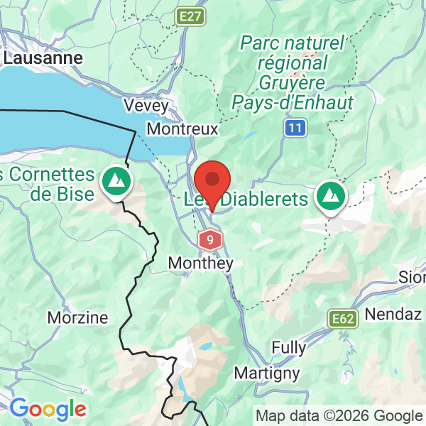 Prévisualisation de la carte