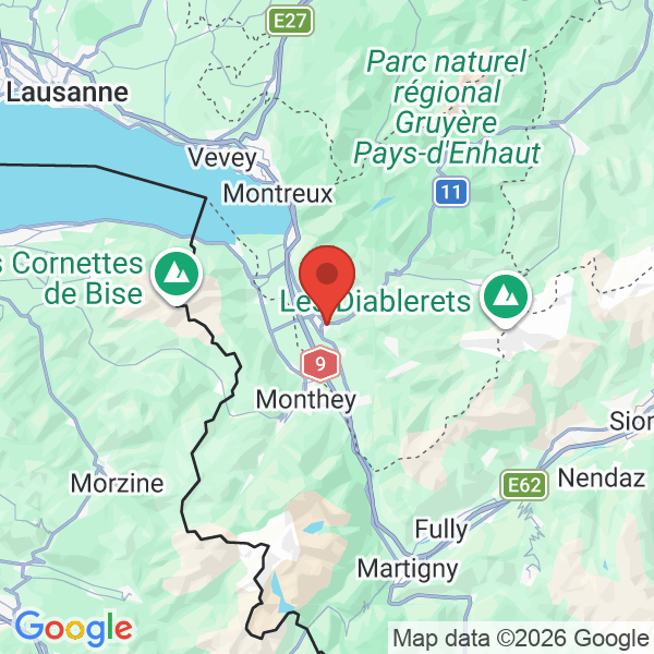 Prévisualisation de la carte