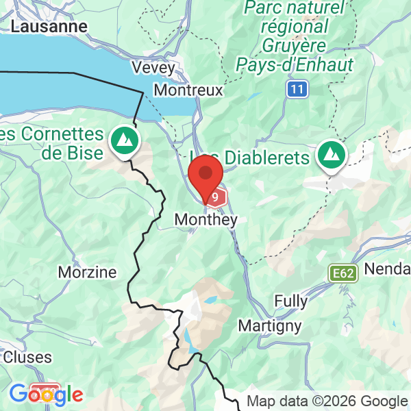 Prévisualisation de la carte