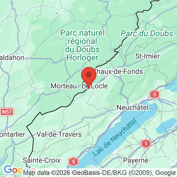 Prévisualisation de la carte