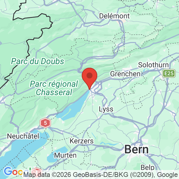 Prévisualisation de la carte