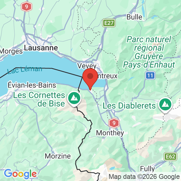 Prévisualisation de la carte
