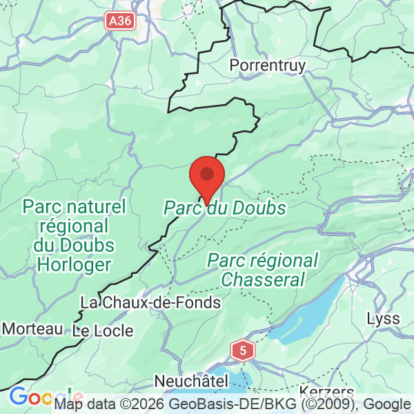 Prévisualisation de la carte