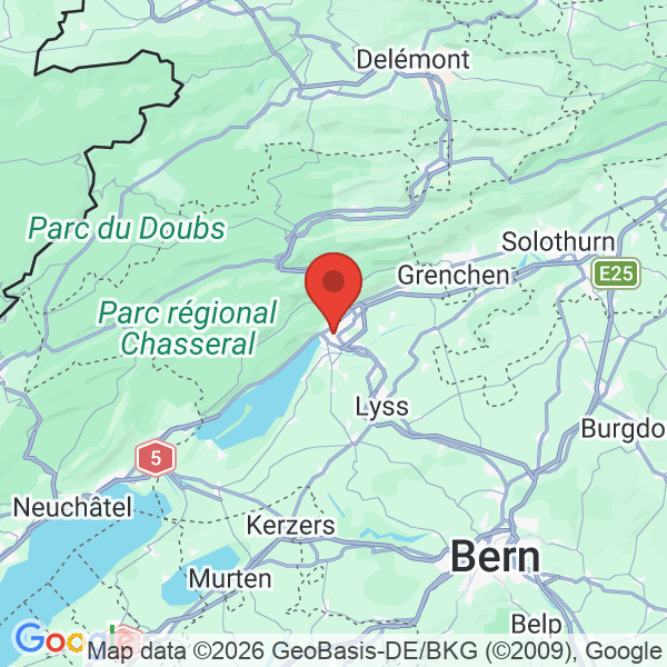 Prévisualisation de la carte